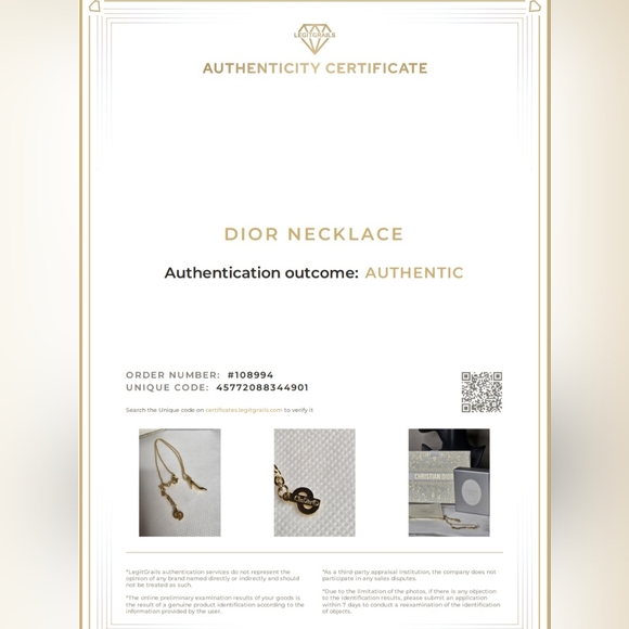 COA & Dior Rare High Heel Necklace! FULL Inclusion - Picture 2 of 12